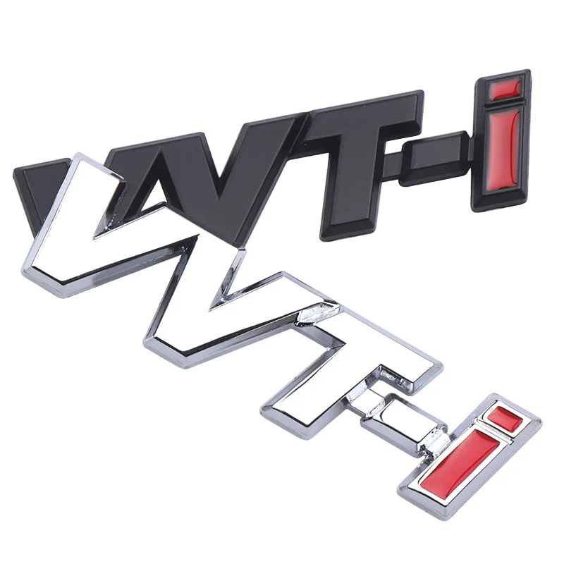 3D Metal VVTI VVT-I Emblem Badge Car Body Sticker For Car Styling Toyota Corolla 2008 Car Boot Fender Emblem Car Accessories