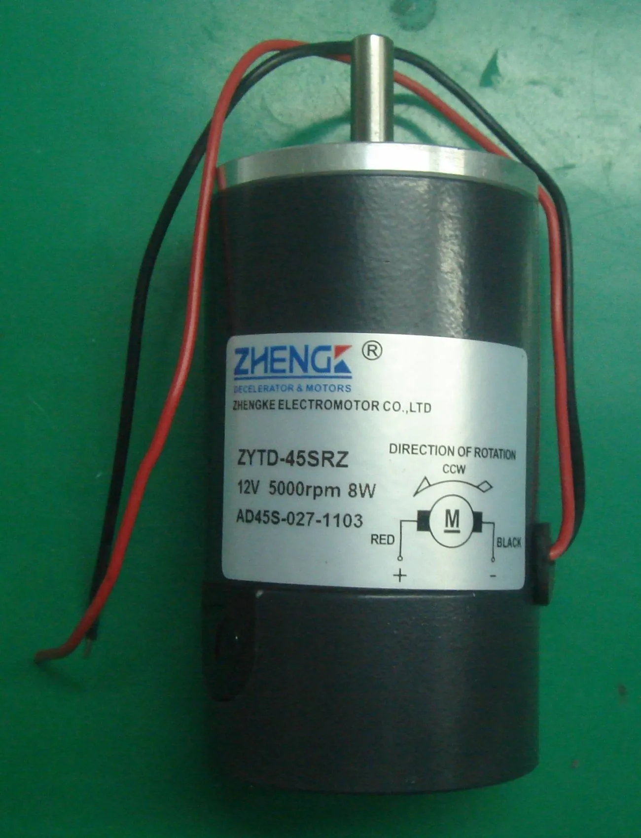 

DC 12V-24V factory direct permanent magnet DC motor ZYTD-45SRZ-R can change carbon brush