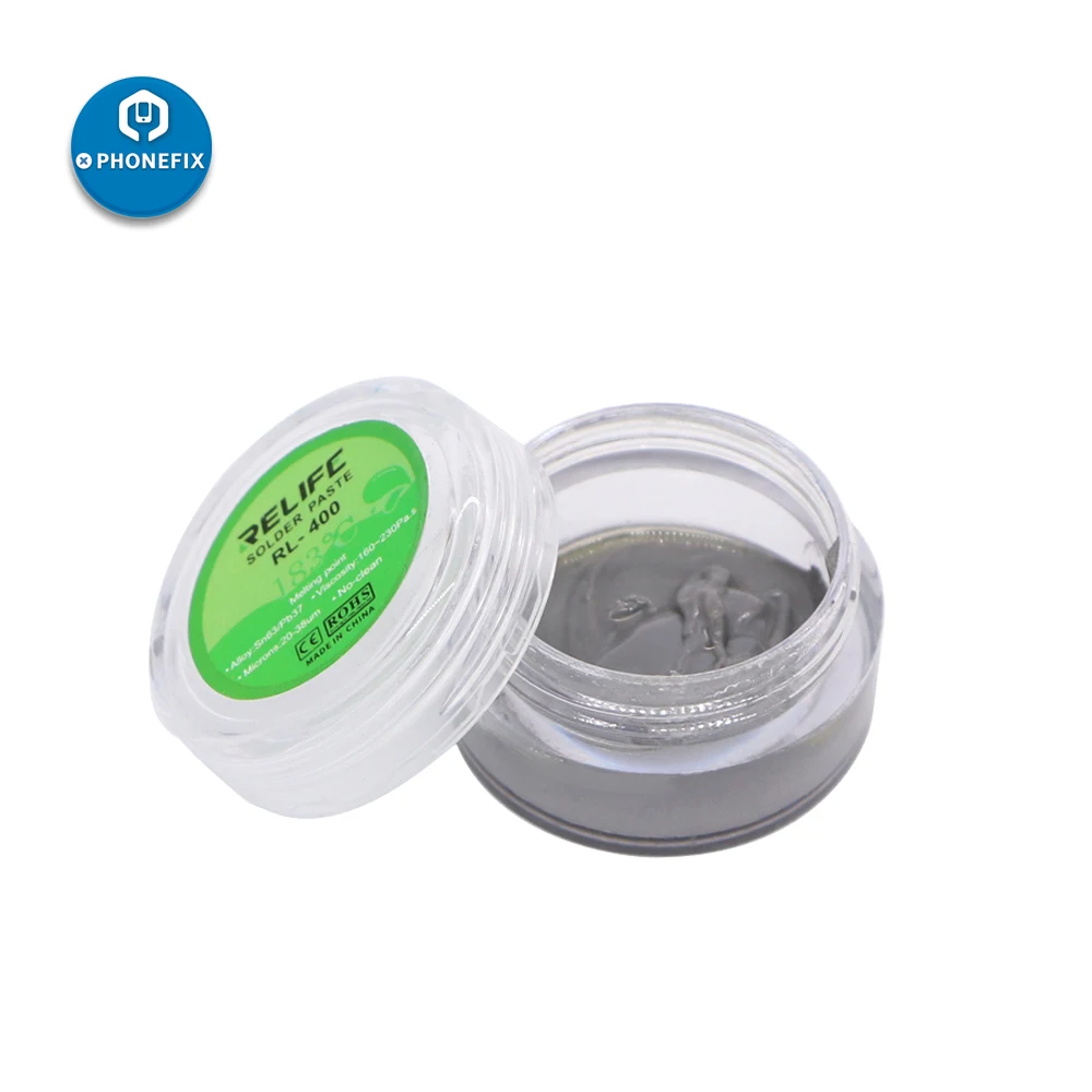 RELIFE 183°C Solder Paste Sn63 No-Clean Lead-Free Medium Temperature Soldering Flux Paste Phone BGA Soldering repair miller infinity welding helmet