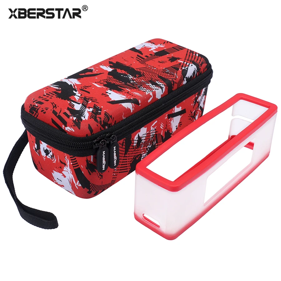 imágenes para XBERSTAR 2 en 1 Disco Estuche de Viaje EVA + Soft Carry Funda de silicona Para Bose Soundlink Mini 1 Mini Altavoz Bluetooth 2 imágenes para XBERSTAR 2 en 1 Disco Estuche de Viaje EVA + Soft Carry Funda de silicona Para Bose Soundlink Mini 1 Mini Altavoz Bluetooth 2