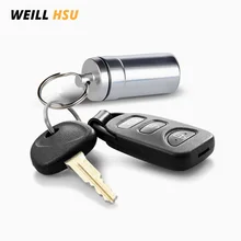 Высокое качество портативный водонепроницаемый сплав автомобильный брелок цепочка планшет коробка для хранения бутылки таблетки капсула Чехол держатель