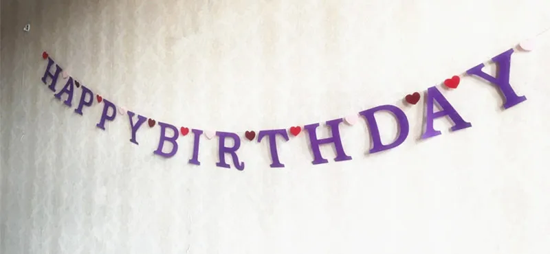 happy birthday banner with name