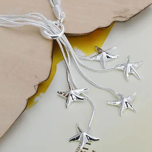 KN-H099 Wholesale Silver Color Bracelet 925 Free Shipping Factory Price Fashion Jewelry Stars Pendant /awkajnra | Украшения и