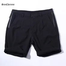Плюс Размеры Новое поступление модные летние черные шорты Повседневное Для мужчин хлопок Шорты для женщин Размеры 29-38