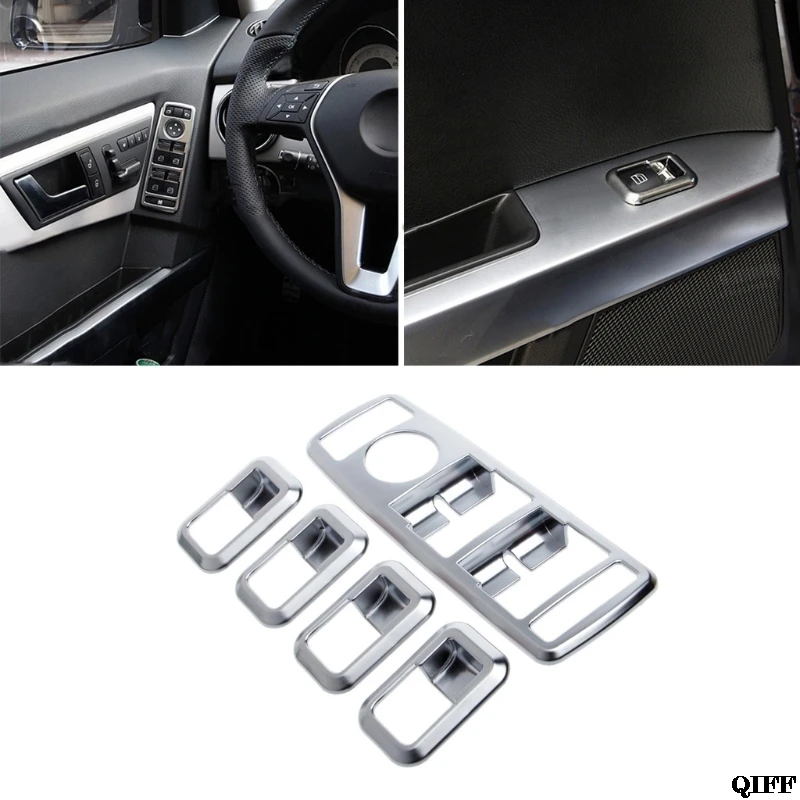 Прямая поставка и хромированная накладка на оконный переключатель для Mercedes Benz C GLK класс W176 W246 W204 May06