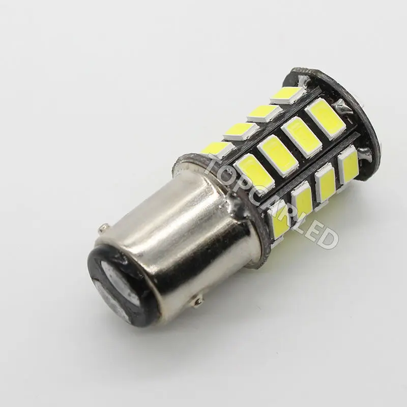 2 шт./лот 1156 BA15S P21W 1129 5630 5760 SMD 30 светодиодный дневные ходовые огни 12V Белый автомобиля светодиодная лампа для авто Фары заднего хода Break Поворотная сигнальная лампа