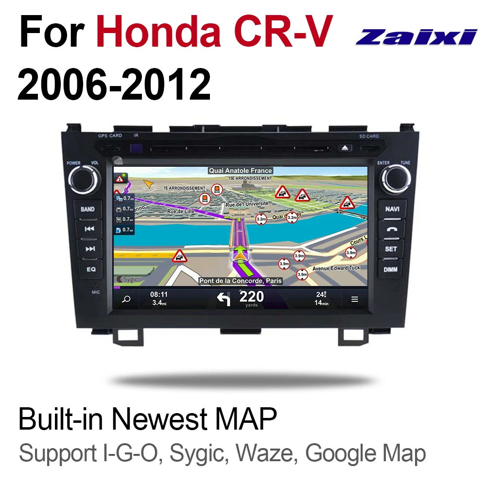 Автомобильный мультимедийный плеер Android Автомагнитола для Honda CRV 2006 2007 2008 2009 2010 2012