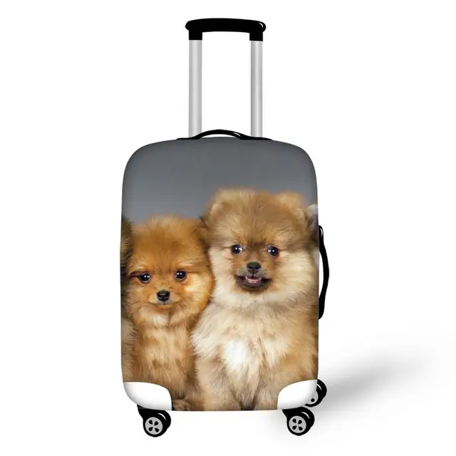TWOHEARTSGIRL Travel Luggage Protective Covers Animal Pet Dog Cover For