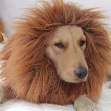 Halloween Clothing Fancy Dress-up Pet Costume Lion Wig for Pets Dog Cat Supplies Props FP8
