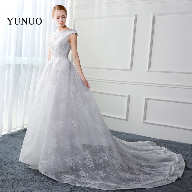 Simple White Lace A Line Scoop Neck Sleeveless Long Wedding Dresses Simple White Lace A Line Scoop Neck Sleeveless Long Wedding Dresses 2017 Backless Liques Floor Length