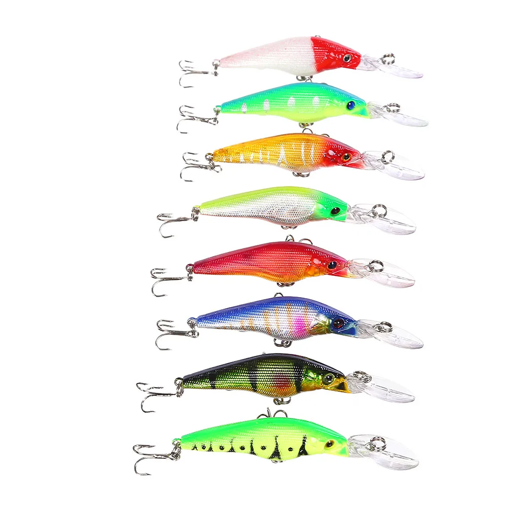 

Hard Lure Minnow Lure Carbon Fishing Hook Carp Fishing Ocean Lure 3D Eyes Plastic Artificial Fishing Tool Jerk Fish Pesca Tackle