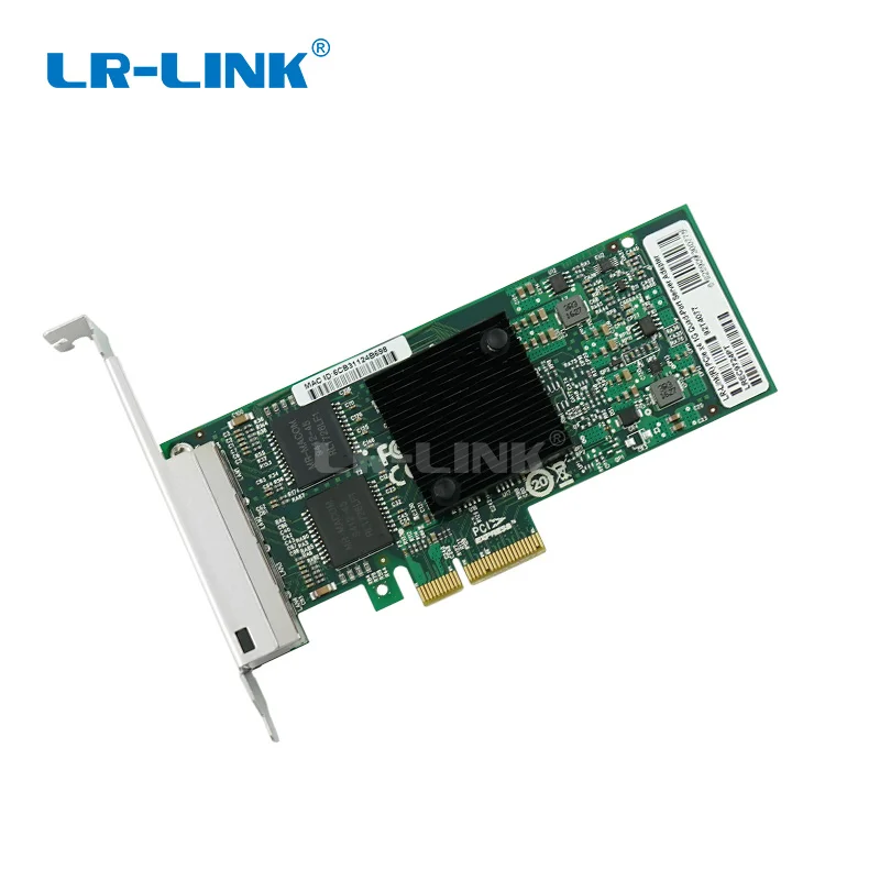 LR LINK LREC9714HT Intel I350 Chipset 10 100 1000Mbps PCIe x4 Quad Port Network Card Compatible 5