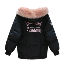 Зимнее женское пальто Прямая поставка с фабрики Осенняя женская короткая Теплая стеганая хлопковая одежда Корейский пуховик