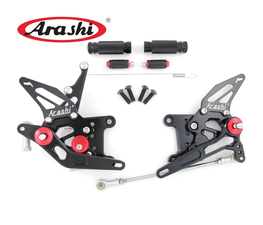 

Arashi For TRIUMPH Speed Triple 1050 2005 - 2010 CNC Adjustable Footrests Rider Foot Pegs Rearset Rest 2006 2007 2008 2009