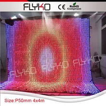 Горячий светодиодный экран P5CM pro сценические огни 14ft* 14ft светодиодный экран кейс полета