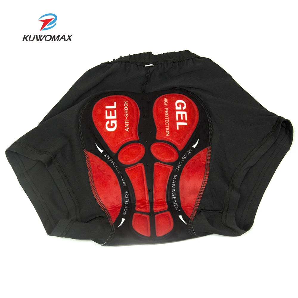 KUWOMAX Cycling Jersey Men Bicycle Mountain MTB Shorts Pro 5D Gel Pad Shockproof Cycling Underpant to 9D Gel Bike Underwear