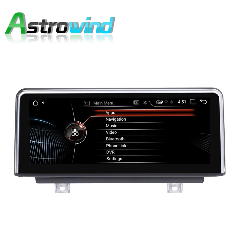 10,25 pulgadas 2G RAM Android 8,1 GPS de navegación del coche de los medios de Radio estéreo para BMW Serie 3 F30 F34 para BMW serie 4 F32 F33 F36 NBT