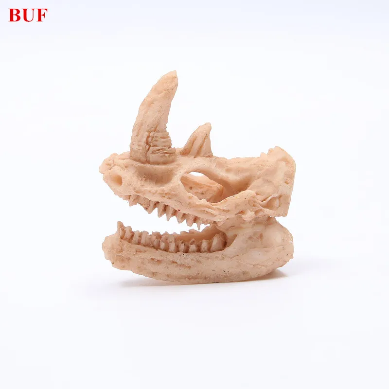 

BUF Resin Craft Fish Tank Decoration Small Skull Statues Creative Bar Decoration Skull Sculpture Creative Fish Tank Ornaments