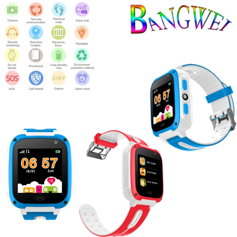 

Children Smart Watch LBS Security Positioning Tracker Remote Monitoring Kid Digital Watch High Power Battery Reloj inteligente