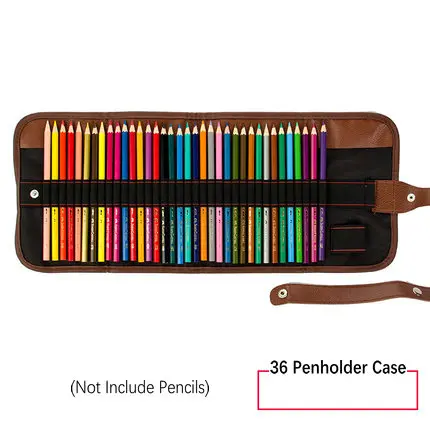 Профессиональный рулон холщовый чехол для карандашей тканевый пенал роликовые Оттенки для 48/36 цветных карандашей, не включая карандаши - Цвет: 36 Penholder Case