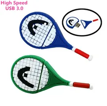 USB 3.0 U Disk cartoon 64gb/8gb/16gb/32gb bulk tennis racket usb flash drive flash memory stick pendrive mini free shipping