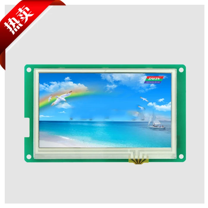 

DMT48270M043_02WT DMT48270M043_02WN 4.3 inch Mini DGUS Divina serial port TFT LCD interface replacement screen