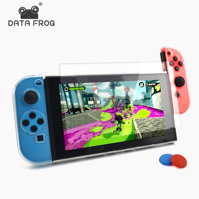 

HD Screen Protector For Nintend Switch +Anti Scratch Transparent joy-con housing Hard Case Protective Cover For Nintend joy-con