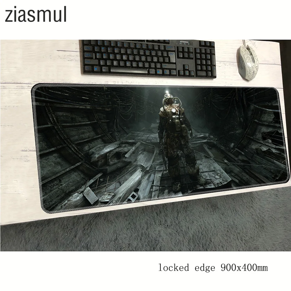 Коврик для мыши metro 2033 900x400x2 мм коврик компьютерной по индивидуальному заказу