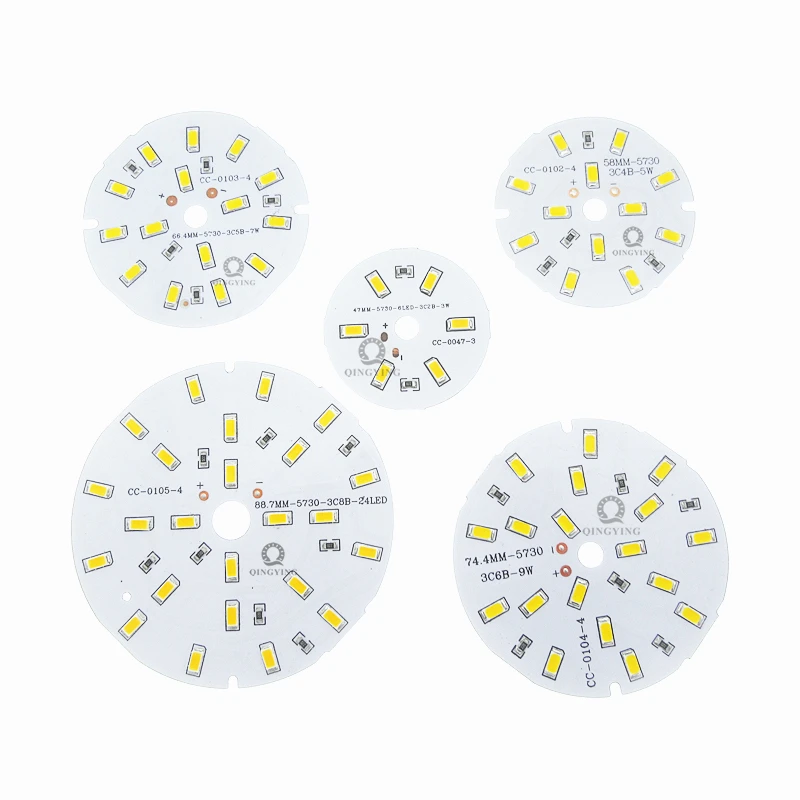 10 шт. DC 12 В светодиодный светильник 5730 SMD PCB плата 3 Вт 5 7 9 15 30 45 Домашний Светильник