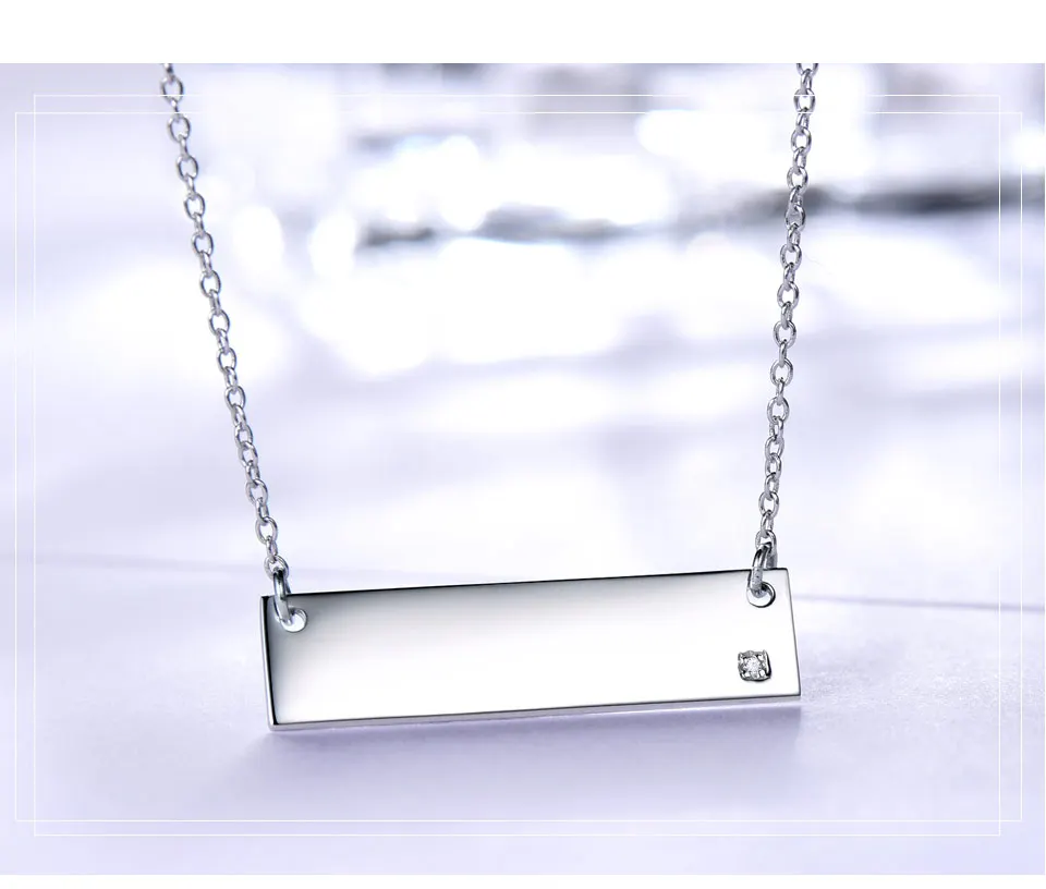 silver bar necklace for women NUJ009-1 (3)