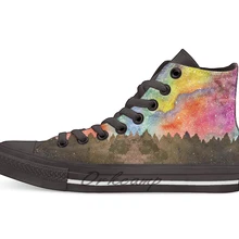 Новинка; дизайнерская Повседневная парусиновая обувь; обувь на заказ; Прямая