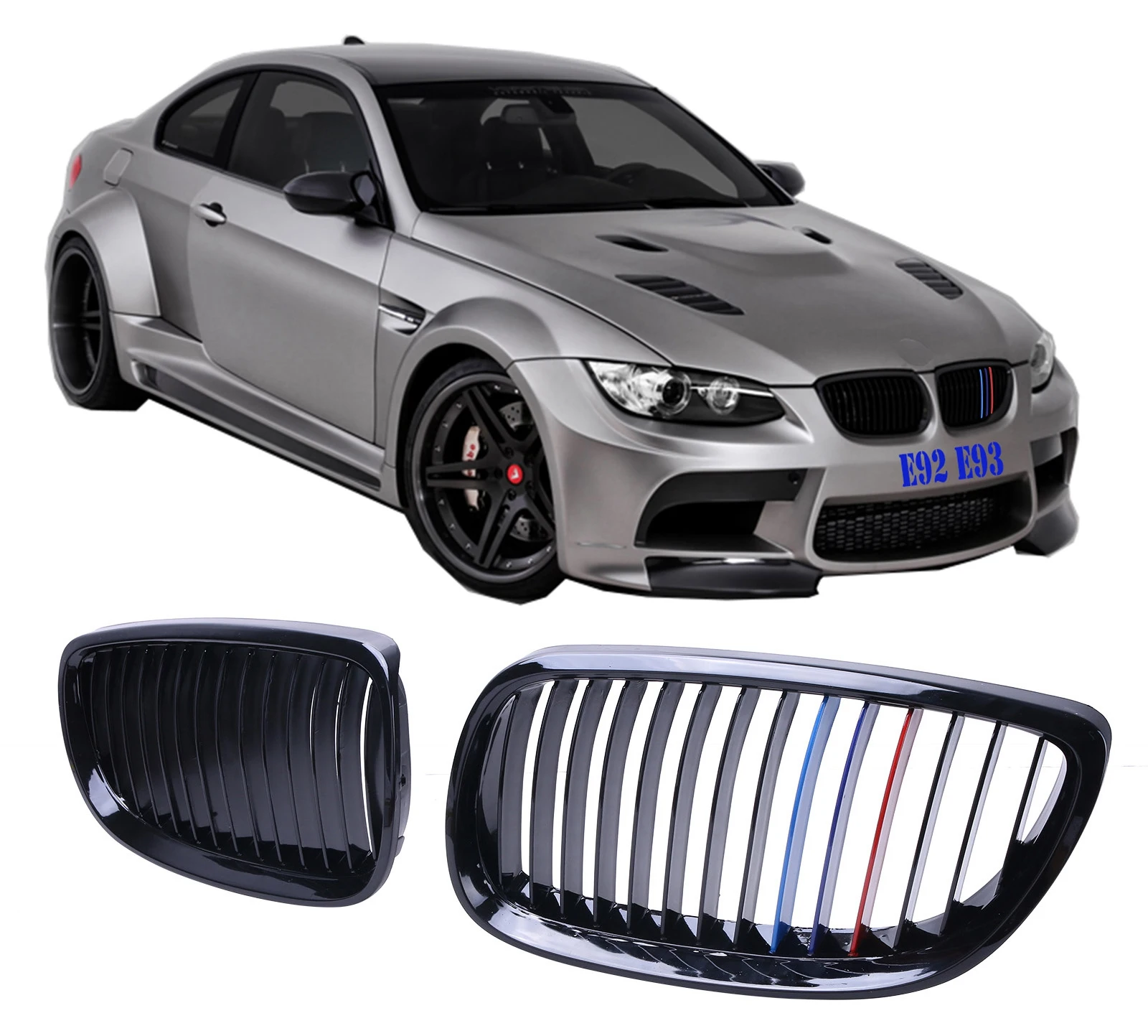 Front bumper grille grill For BMW E92 Coupe 2007 2010 E93 Convertible