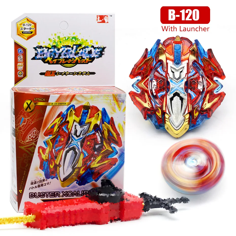 Бренд Beyblade Burst B127 B128 B89 fafnir CHO-Z VALKYRIE. Z. Ev с средство для запуска Beyblade Beybladetop Спиннер игрушка для детей - Цвет: B120