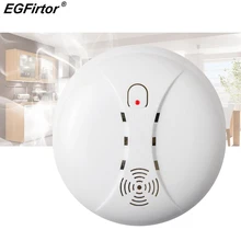 Портативный 433 МГц Беспроводной дыма Сенсор пожарной сигнализации фотоэлектрический 433 МГц детектор дыма для дома охранной сигнализации Системы