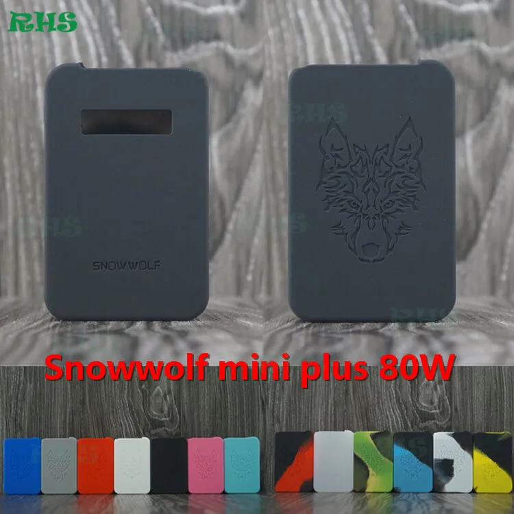 

Original quality Snowwolf mini plus 80w tc mod Silicone case snowwolf mini 80w temp control protective case free shipping
