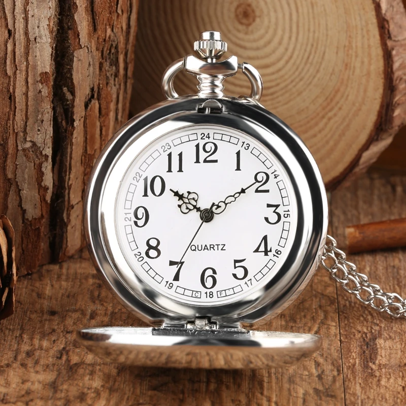 Luxury Silver Portrait of Stalin of Russia's Leader Quartz Pocket Watch with Chain Necklace Pendant Fob Clock For Men Women Gift 2019 2020 2021 2022 (6)