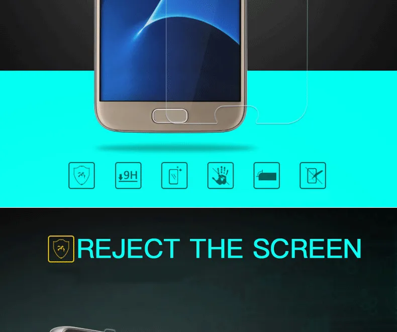 0,26 мм 9H закаленное Стекло для samsung Galaxy S7 S6 S5 J1 J3 J5 J7 Экран защиты A3 A5 A7 закаленное Стекло пленка