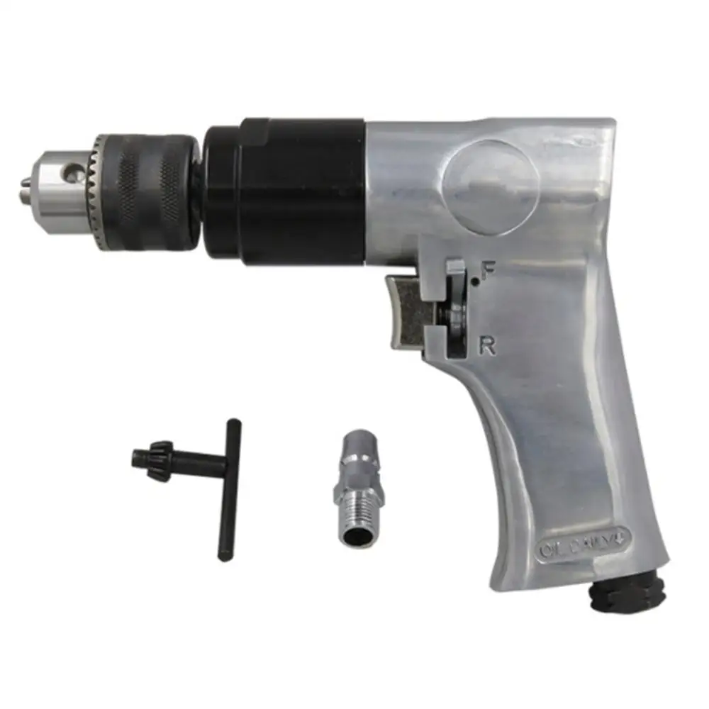 

3/8 Pistol Type Air Drill Speed Regulating Pneumatic Drilling Machine Mixer Positive And Negative Turn Wind Drill Kp-550