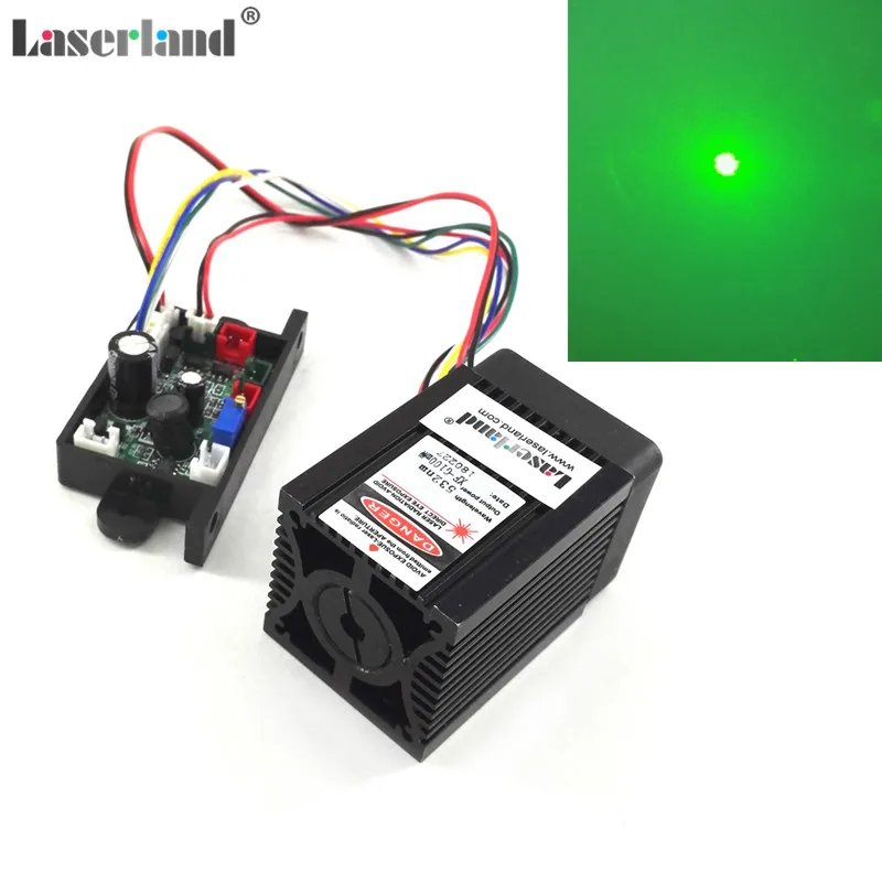 

DPSS 100mW-130mw 532nm Green Laser Diode Module Analog 110VAC-220VAC Stage