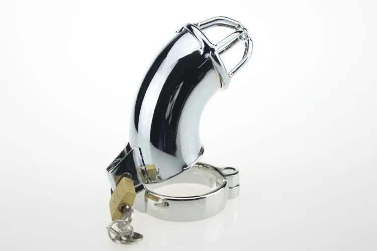 Metal male chastity device cock cage penis lock chastity belt sex toys men penis sex toys 7