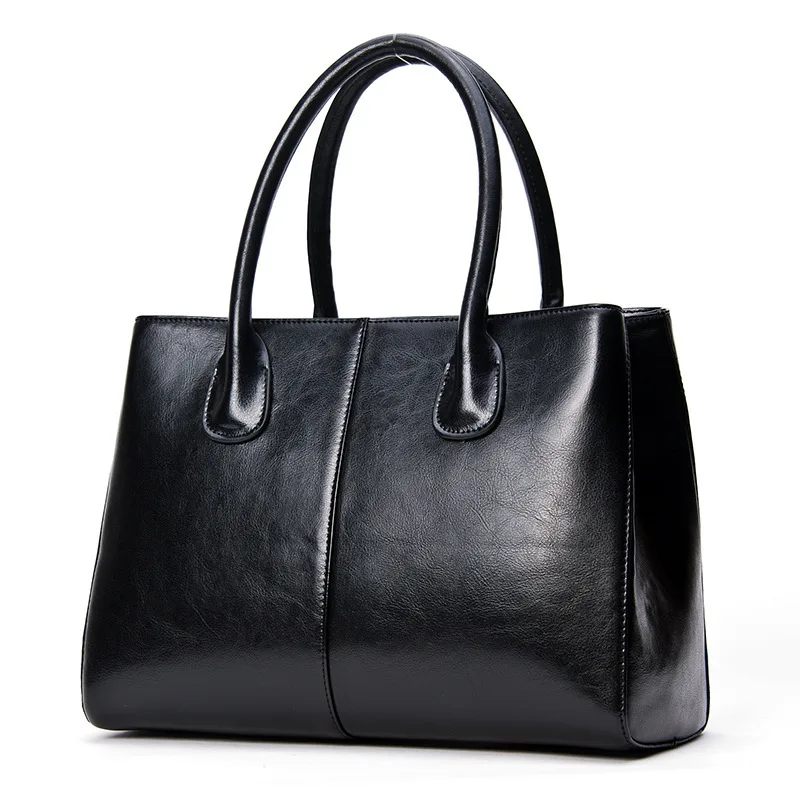 MUPO Brand Women Luxury Genuine Cow Leather Oil Wax Pattern Chain Bag Shoulder Bag Handbag mp-15111601 2017 New