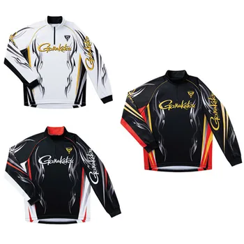 

GAMAKATSU Fishing Long Sleeve Clothes Anti-UV Sunscreen Breathable Quick Dry Outdoors Sports Summer Fishing Clothing