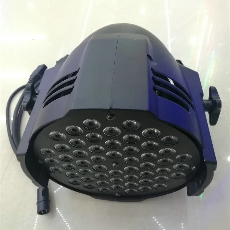 led par lights 54leds DJ Par LED RGBW Wash Disco Light DMX Controller effect With 4/8 Channels Double Hanging Brackets