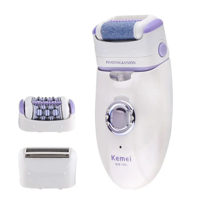 

Kemei KM-1981 triple comb hair cutter shaving electric shaker