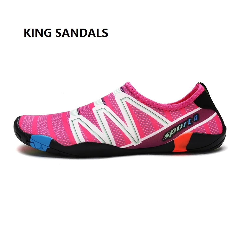 

2018 Summer Couple Shoes Water Shoes Outdoor Swimming Beach Unisex Flat Soft Quick Drying Sneakers Walking Antiskid Size 35-46