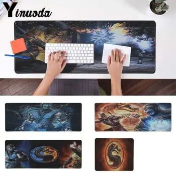 

Yinuoda 2018 New Mortal Kombat Keyboards Mat Rubber Gaming mousepad Desk Mat Design Pattern Computer Mousepad Gaming Mouse Pad