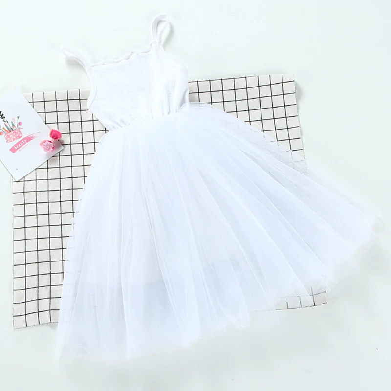 B&N Hot sale Spring Summer Girl Dress Cotton Casual kids Dresses With Mesh Dance Party Princess Children Costume15