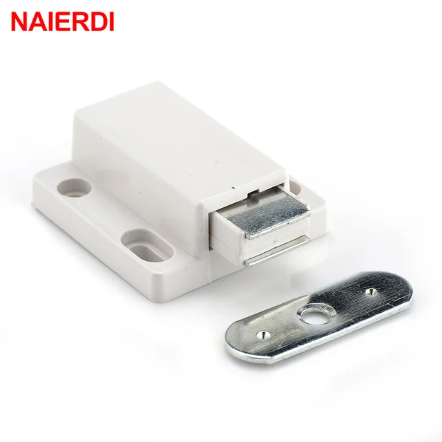 Naierdi Magnetic Cabinet Catch Kitchen Door Stopper Drawer Latch Naierdi Magnetic Cabinet Catch Kitchen Door Stopper Drawer Latch Soft Close Square Push To Open Touch