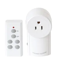 Умная Бытовая розетка, беспроводной пульт дистанционного управления, розетка, Электрический силовой светильник, штепсельная розетка, штепсельная вилка США