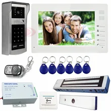 Video DoorPhone Support Password&Code Unlock Magnetic Lock Home Video Intercom System Access Control System Rfid Cards/PassWord